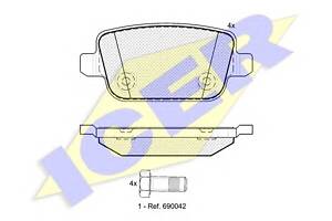 Тормозные колодки для моделей: FORD (FOCUS, GALAXY,S-MAX,MONDEO,MONDEO,MONDEO,KUGA), LAND ROVER (FREELANDER), VOLVO (S8