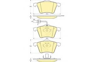 Тормозные колодки для моделей: FORD (GALAXY), FORD AUSTRALIA (KUGA), SEAT (ALHAMBRA), VOLKSWAGEN (SHARAN)