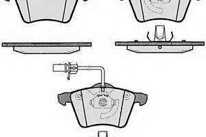 Колодки гальмівні для моделей: FORD (GALAXY), SEAT (ALHAMBRA), VOLKSWAGEN (SHARAN)