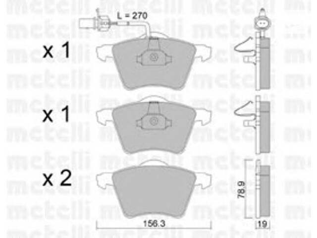 Тормозные колодки для моделей: FORD (GALAXY), SEAT (ALHAMBRA), VOLKSWAGEN (SHARAN)