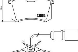 Тормозные колодки для моделей: FORD (GALAXY), SEAT (ALHAMBRA), VOLKSWAGEN (SHARAN)