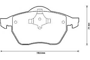 Тормозные колодки для моделей: FORD (GALAXY), SEAT (ALHAMBRA), VOLKSWAGEN (SHARAN)