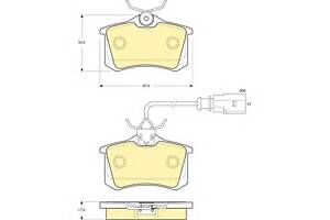 Гальмівні колодки для моделей: FORD (GALAXY), SEAT (ALHAMBRA), VOLKSWAGEN (TRANSPORTER, SHARAN, TRANSPORTER, TRANSPORTER)