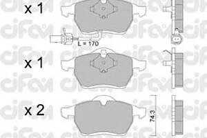 Тормозные колодки для моделей: FORD (GALAXY), SEAT (ALHAMBRA)