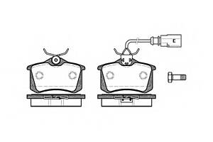 Тормозные колодки для моделей: FORD (GALAXY, MONDEO,MONDEO), SEAT (ALHAMBRA), VOLKSWAGEN (SHARAN,POLO)