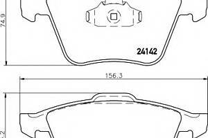 Колодки гальмівні для моделей: FORD (GALAXY, S-MAX), FORD AUSTRALIA (MONDEO, MONDEO, MONDEO), VOLVO (S80, V70, XC70, S60, V60)