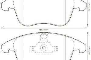 Тормозные колодки для моделей: FORD (GALAXY, S-MAX,MONDEO,MONDEO,MONDEO), FORD AUSTRALIA (MONDEO,MONDEO,MONDEO), LAND R