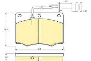 Тормозные колодки для моделей: FORD (GRANADA, GRANADA)