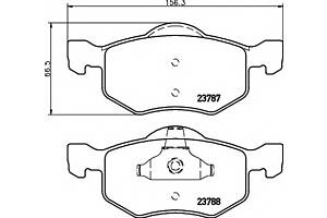 Тормозные колодки для моделей: FORD (MAVERICK), FORD AUSTRALIA (ESCAPE), FORD USA (ESCAPE), MAZDA (TRIBUTE), MERCURY (