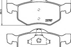 Тормозные колодки для моделей: FORD (MAVERICK), FORD AUSTRALIA (ESCAPE), FORD USA (ESCAPE), MAZDA (TRIBUTE), MERCURY (