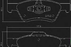 Тормозные колодки для моделей: FORD (MAVERICK), FORD AUSTRALIA (ESCAPE), FORD USA (ESCAPE), MAZDA (TRIBUTE)