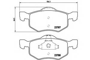 Тормозные колодки для моделей: FORD (MAVERICK), FORD AUSTRALIA (ESCAPE), FORD USA (ESCAPE), MAZDA (TRIBUTE)