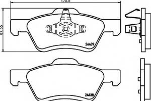 Колодки гальмівні для моделей: FORD (MAVERICK), FORD AUSTRALIA (ESCAPE), FORD USA (ESCAPE, ESCAPE), MAZDA (TRIBUTE), ME