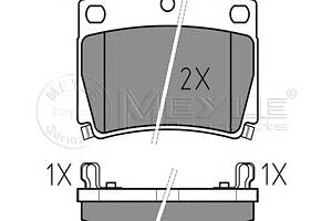 Гальмівні колодки для моделей: FORD (MONDEO, MONDEO, ESCORT, ESCORT, MONDEO), MITSUBISHI (PAJERO)