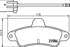 Тормозные колодки для моделей: FORD (MONDEO, MONDEO,MONDEO), FORD USA (CONTOUR), MERCURY (MYSTIQUE)