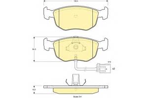 Тормозные колодки для моделей: FORD (MONDEO, MONDEO,MONDEO,MONDEO), FORD AUSTRALIA (MONDEO)