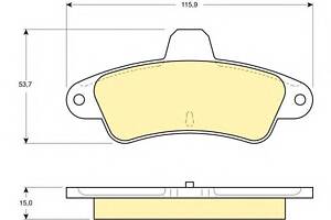 Тормозные колодки для моделей: FORD (MONDEO, MONDEO,MONDEO,MONDEO,MONDEO,MONDEO,COUGAR), FORD AUSTRALIA (MONDEO,MONDEO)