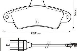 Гальмівні колодки для моделей: FORD (MONDEO, MONDEO, MONDEO, MONDEO, MONDEO, MONDEO, COUGAR)