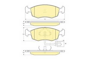 Тормозные колодки для моделей: FORD (SCORPIO, SCORPIO,SIERRA,SIERRA,SCORPIO), PANTHER (KALLISTA)
