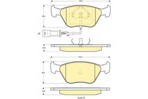 Тормозные колодки для моделей: FORD (SIERRA, SIERRA)