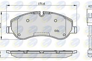 Тормозные колодки для моделей: FORD (TOURNEO, TRANSIT,TRANSIT)