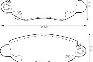 Гальмівні колодки для моделей: FORD (TRANSIT, TRANSIT, TRANSIT)