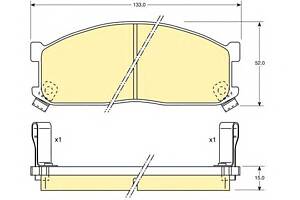 Тормозные колодки для моделей: FORD ASIA / OZEANIA (ECONOVAN, ECONOVAN), FORD AUSTRALIA (ECONOVAN,ECONOVAN,ECONOVAN), K