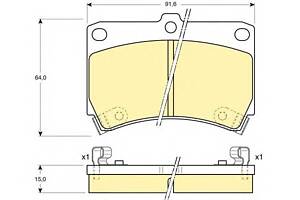 Тормозные колодки для моделей: FORD ASIA / OZEANIA (FESTIVA, LASER), FORD AUSTRALIA (FESTIVA,FESTIVA,FESTIVA,LASER,LASE