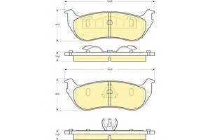 Тормозные колодки для моделей: FORD AUSTRALIA (EXPLORER), FORD USA (EXPLORER,EXPLORER)