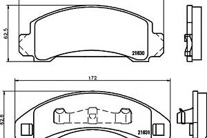 Тормозные колодки для моделей: FORD USA (EXPLORER, AEROSTAR,BRONCO,RANGER)