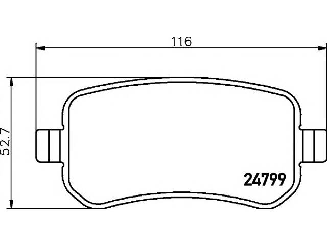 Тормозные колодки для моделей: FORD USA (FREESTAR), MERCURY (MONTEREY)