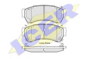 Тормозные колодки для моделей: FORD USA (FUSION), MAZDA (6,6,6,6,6,6)