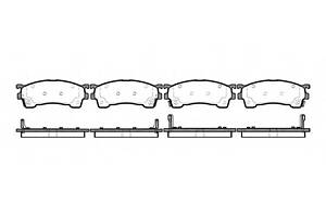 Колодки гальмівні для моделей: FORD USA (PROBE), MAZDA (XEDOS, MX-6,626,626)