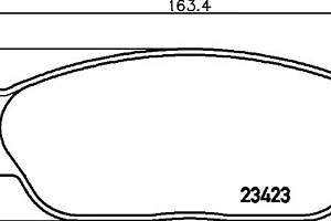 Колодки гальмівні для моделей: FORD USA (THUNDERBIRD), JAGUAR (S-TYPE), LINCOLN (LS)