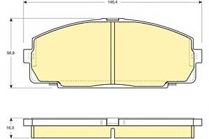 Тормозные колодки для моделей: FOTON (MPX), JINBEI (BRILLIANCE) (GRANSE,HAISE,GRANSE), TOYOTA (HIACE,HIACE,HIACE,HIACE