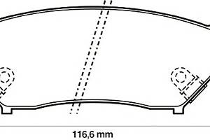 Тормозные колодки для моделей: GEO (TRACKER, TRACKER), SUZUKI (VITARA,VITARA,JIMNY,GRAND-VITARA)