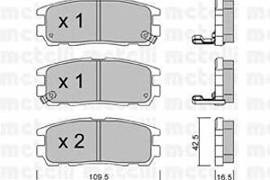 Колодки гальмівні для моделей: GREAT WALL (HOVER, HOVER), ISUZU (TROOPER, TROOPER, TROOPER, TROOPER), OPEL (FRONTERA, FRONT)