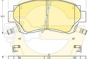 Тормозные колодки для моделей: HOLDEN (APOLLO, APOLLO,APOLLO,APOLLO), LEXUS (ES,LS), TOYOTA (CAMRY,CAMRY,CELICA,CELICA,