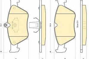 Колодки гальмівні для моделей: HOLDEN (CALIBRA), OPEL (OMEGA, CALIBRA, VECTRA, OMEGA, VECTRA), SAAB (900,900,900), VAUXHAL