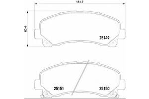 Тормозные колодки для моделей: HOLDEN (COLORADO, COLORADO), ISUZU (D-MAX,D-MAX)