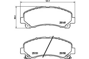 Тормозные колодки для моделей: HOLDEN (COLORADO, COLORADO,COLORADO,COLORADO,COLORADO), ISUZU (D-MAX,D-MAX,D-MAX,MU,MU-X