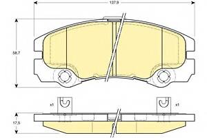 Колодки гальмівні для моделей: HOLDEN (FRONTERA), OPEL (FRONTERA), VAUXHALL (FRONTERA)