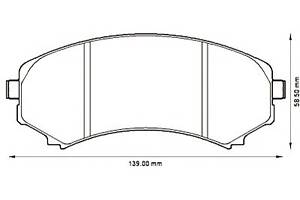 Тормозные колодки для моделей: HOLDEN (RODEO, RODEO), ISUZU (D-MAX), MAZDA (E-SERIE), MITSUBISHI (PAJERO,PROUDIA-DIGNIT