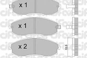 Гальмівні колодки для моделей: HOLDEN (VECTRA), HYUNDAI (H-1, H-1)