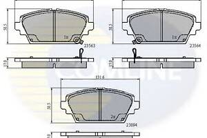 Тормозные колодки для моделей: HONDA (ACCORD, ACCORD,ACCORD), MG (MG,MG,MG), NISSAN (ALMERA,PRIMERA,PRIMERA,PRIMERA)