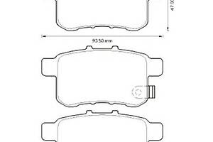 Тормозные колодки для моделей: HONDA (ACCORD, ACCORD,ACCORD)