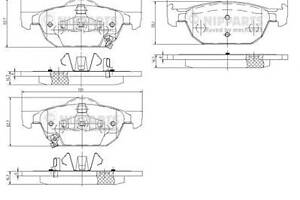 Тормозные колодки для моделей: HONDA (ACCORD, ACCORD,CIVIC,CIVIC,CIVIC)