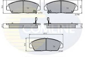 Тормозные колодки для моделей: HONDA (ACCORD, ACCORD,PRELUDE,ACCORD,PRELUDE), ROVER (600)