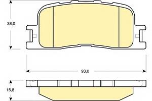 Тормозные колодки для моделей: HONDA (CIVIC), LEXUS (ES), TOYOTA (CAMRY)