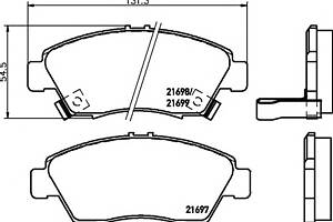 Колодки гальмівні для моделей: HONDA (CIVIC, CIVIC, CIVIC, CIVIC, CAPA, CIVIC, LOGO, CIVIC, JAZZ, CITY, CITY), HONDA (GAC) (CITY